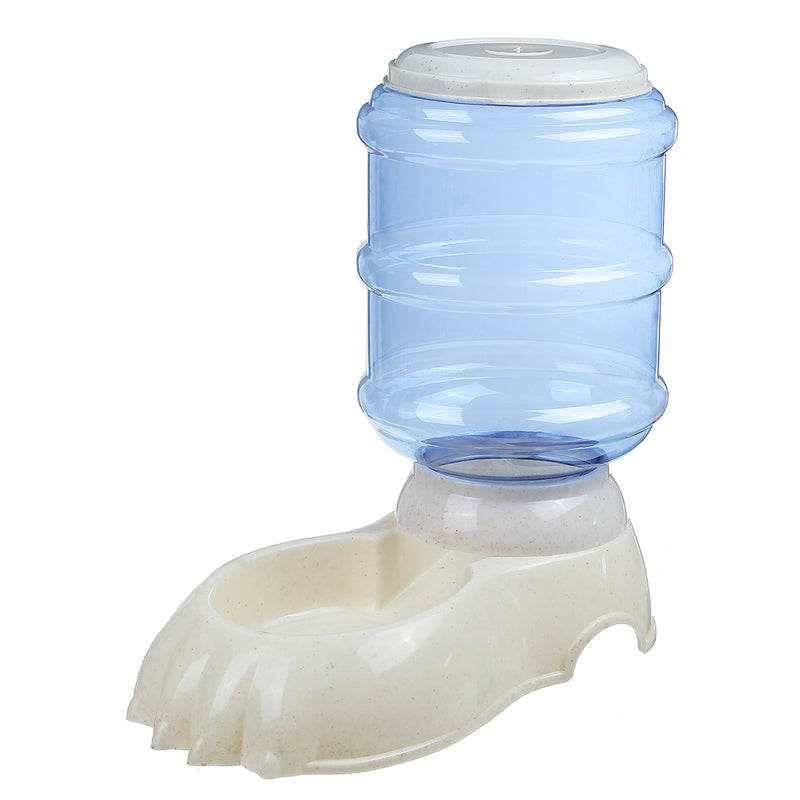 3.8L Large Automatic Pet Food Drink Dispenser Dog Cat Feeder Water Bowl Automatic Waterer
