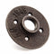 10pcs 3/4 Inch Black Malleable Iron Floor Flange Fitting Pipe NPT Antique Wall Flange Seat
