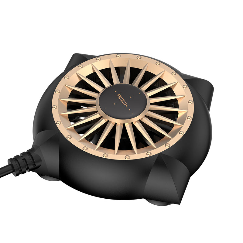 ROCK Silent Suction Cup Mini Powerful Wind Cooling Fan For iPhone X XS HUAWEI P30 XIAOMI S10+