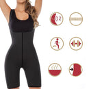 Women Neoprene Sauna Suit Full Body Shaper Ultra Sweat Fitness Yoga Bodysuit