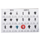 299 Pcs Car Automotive Pushpin Rivet Trim Clip Panel Body Interior Assortment