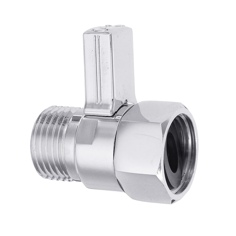 G 1/2 Shower Head Shut-Off Valve Quick Open Adapter Brass Valve Water Flow Control Regulator Bath Accessory