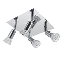 4 Way GU10 Ceiling Light Fitting Adjustable Pendant Lamp Room Home Fixture