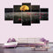 5  Cascade The Setting Sun Flowers  Canvas Wall Painting Picture Home Decoration Without Frame Inclu