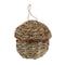 Straw Birdhouse for Parrot Hamster Small Animal's Cage Birds Breeding Bird House Home Hanging Decorations
