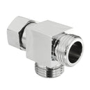 G1/2'' Brass 3 Way T-adapter Angle Valve Diverter Shower Head Water Separator Valve Convertor