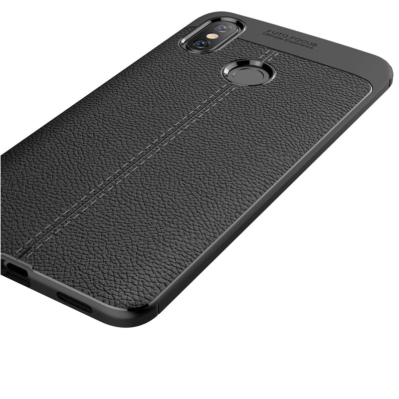 Bakeey Litchi Anti-fingerprint Silicone Protective Case For Xiaomi Mi Max 3