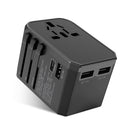 Wontravel JY-308PRO 45W 3 USB+PD QC 3.0 Multifunction Worldwide Travel Charger Converter Adapter Plug