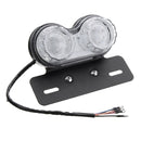 License Plate LED Brake Dual Tail Turn Signal Lights For Bobber Cafe ATV Chopper