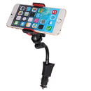 USB Car Cigarette Lighter Charger Clip Mount Holder For iPhone Samsung