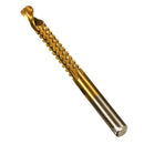 Drillpro 6Pcs Titanium Coated Twist Drill Bits Wood Metal Plastic Cutting Saw Drill Bit Set