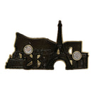 Paris France Travel Collectible Metal Stereoscopic Fridge Magnet Sticker Tourist Souvenir