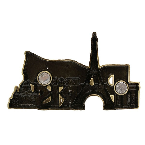 Paris France Travel Collectible Metal Stereoscopic Fridge Magnet Sticker Tourist Souvenir