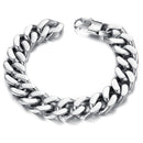 Titanium Steel Cuban Stainless Steel Male Bracelet