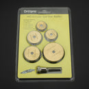 Drillpro SW-B2 6pcs HSS Circular Saw Blades Set Titanium Coated Saw Blade for Rotary Tools