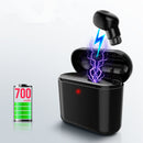 LEORY  BL1 bluetooth Wireless Earphone Large Capacity Smart Touch Indicator Light Hifi Sports Headphone With Mic Charging Box