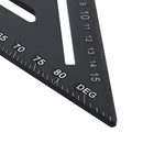 RDEER 150mm Angle Ruler Aluminun Alloy Triangle Ruler For DIY Home Builders Artists Woodworking Measuring Tools