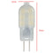 5PCS G4 2W Non-dimmable SMD2835 Milk Cover Natural White 12LED Light Bulb for Indoor Home DC12V