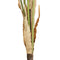 6/9 Branches Green Palm Leaves Plastic Fake Plant Artificial Leaf Home Adornment Decorations