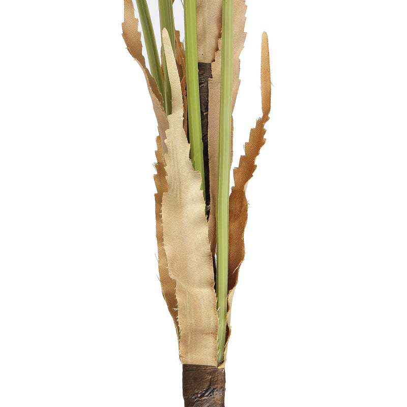 6/9 Branches Green Palm Leaves Plastic Fake Plant Artificial Leaf Home Adornment Decorations