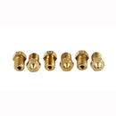 4Pcs for One Size Brass V6 Nozzles 1.75mm 0.3/0.35/0.4/0.5/0.6/0.8mm Hotend Nozzle for 3D Printer