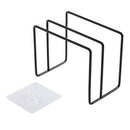 Pot Lid Holder Iron Cutting Board Knife Holder Stand Kitchen Organizer Rack Hanging Board Shelf Pan Lid Cover Storage Rack Accessories