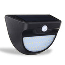 Solar Powered 37 LED Radar Sensor Wall Light Waterproof Outdoor Garden Security Lamp