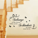 Wall Sticker Butterfly Quotes Decals Stickers Living Study Room Art Home Decor