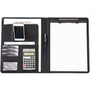 Fixed board + computer + mobile phone Holder bracket folder Multi-function a4 custom paper clip board stationery leather sales manager folder talk single business folder board