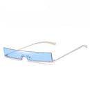 KCASA Metal Sunglasses Men Women Candy Color Retro Square Sun Glasses Anti-UVA Anti-UVB