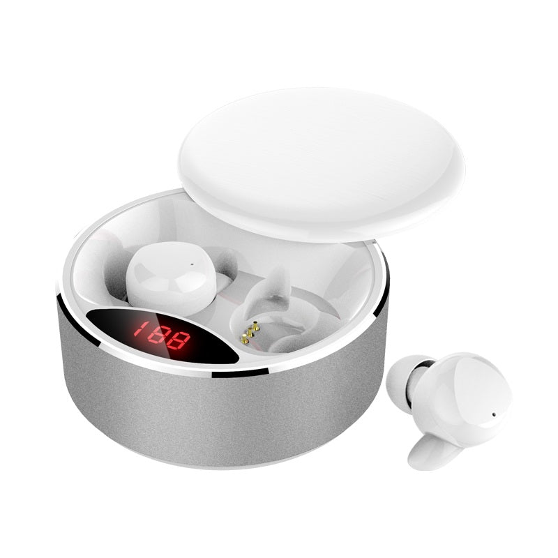 Bakeey X30 TWS bluetooth 5.0 Earphone 6D Stereo Touch Control LED Display Metal Magnetic Rotating Charging Box Headphone with Mic