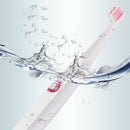 Bakeey Electric Sonic Vibration Toothbrush Portable IPX7 Waterproof DuPont Bristles Tooth Brush with 2 Brush Heads