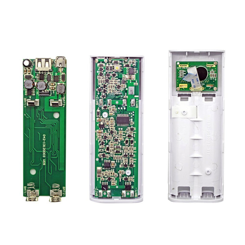 Soshine E4S LCD Display 2 Slot 18650 Li-ion Battery USB Battery Charger Power Bank for Mobile Phone