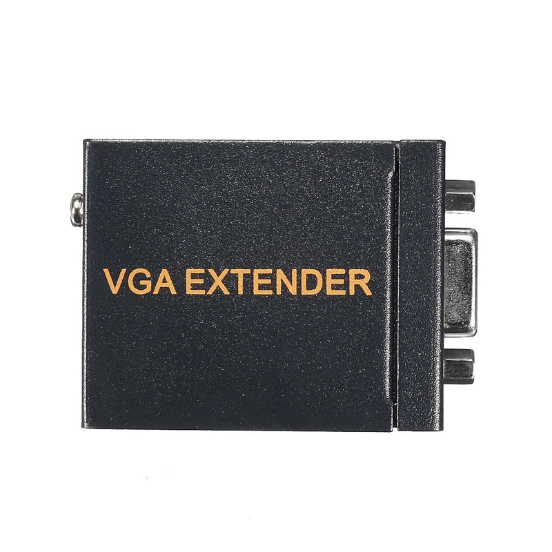 60m VGA to RJ45 Adapter Networking Signal Extender Sender Over Ethernet Cable Transmitter Receiver