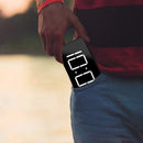 Small Mini Digital Alarm Clock for Travel with LED Time or Temperature Disp