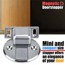 Suction Door Stops Invisible Anti-Collision Punch Stainless Steel Magnetic HK1K8