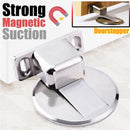 Suction Door Stops Invisible Anti-Collision Punch Stainless Steel Magnetic HK1K8
