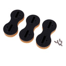 Fcs Fusion Fin Box Surfboard Fins Surf Fin Fcs Plugs (3 Pcs ) Black 5 Degre I9F6