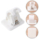 10 PCS Self Adhesive Hooks Rod Bracket Towel Curtain Bracket Drapery Pole HaX8P6