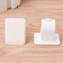 10 PCS Self Adhesive Hooks Rod Bracket Towel Curtain Bracket Drapery Pole HaX8P6