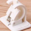 10 PCS Self Adhesive Hooks Rod Bracket Towel Curtain Bracket Drapery Pole HaX8P6