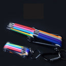 Drillpro 9Pcs 1.5mm-10mm Mini All-in-one Colorful Ball-End Hex L Wrench Key Screwdriver Set Powerful Repair Tools