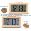Digital Alarm Clock, Battery Operated Long Battery Life Alarm Clock, Back L