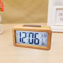 Digital Alarm Clock, Battery Operated Long Battery Life Alarm Clock, Back L