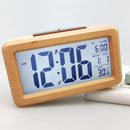 Digital Alarm Clock, Battery Operated Long Battery Life Alarm Clock, Back L