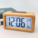 Digital Alarm Clock, Battery Operated Long Battery Life Alarm Clock, Back L