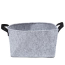 Felt Storage Baskets Closet Toy Book Hamper Laundry Bag Shelf Box Organizer