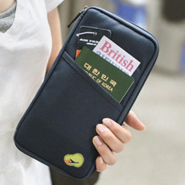 6 Colors Multifunctional Travels Card Holder Portable Wallet Purse Storage Bag