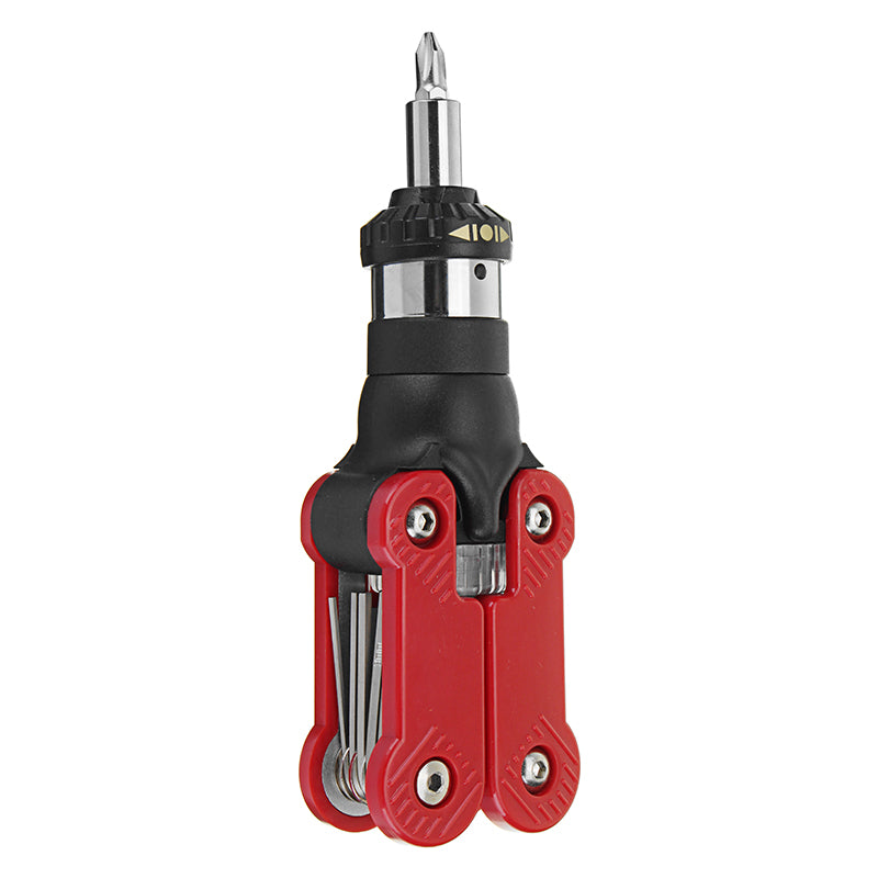 15 In 1 Pocket Screwdriver Hex Wrench Kit Ratchet Handle Screwdriver Hardware Tools
