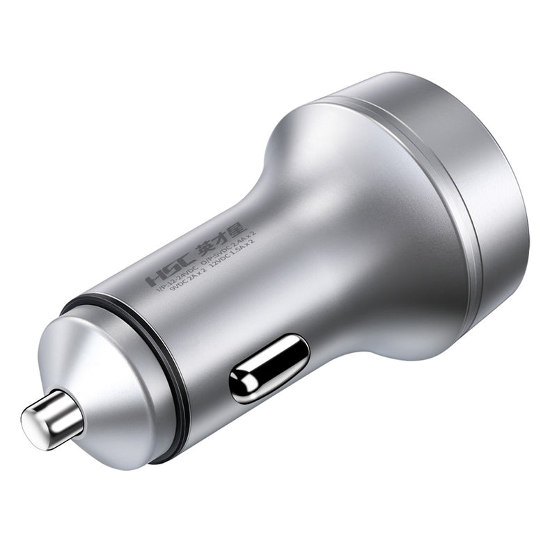 Bakeey QC3.0 3A Dual Port Fast Charging Digital display Car Charger With Point Pressure Monitoring For iPhone X XS XIAOMI MI8 MI9 Redmi 7A HUAWEI P30 S10 S10+